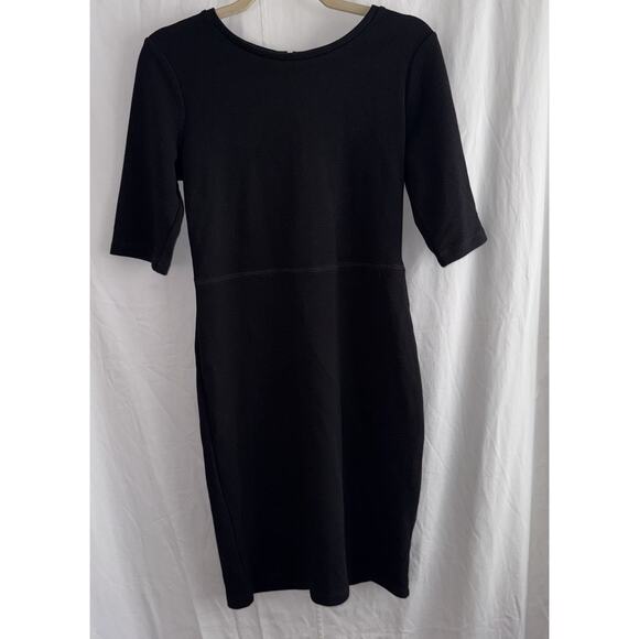 Barney’s New York Vintage LBD Zipper Back Cinch Waist Office To Evening Classic - Picture 2 of 9